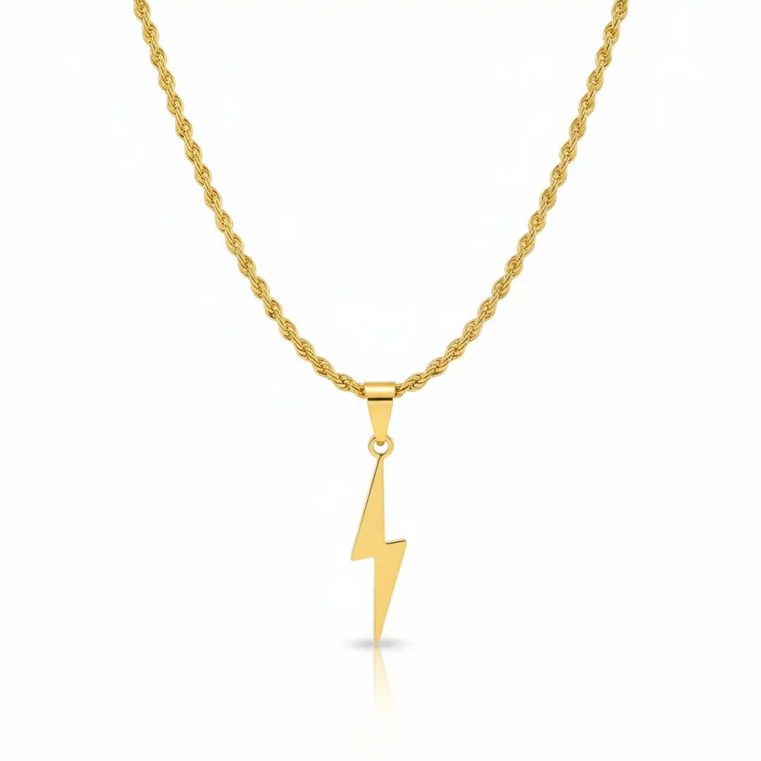 BOLT PENDANT (ROLO CHAIN)