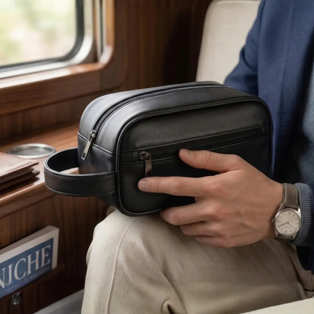 LEATHER TRAVEL CASE