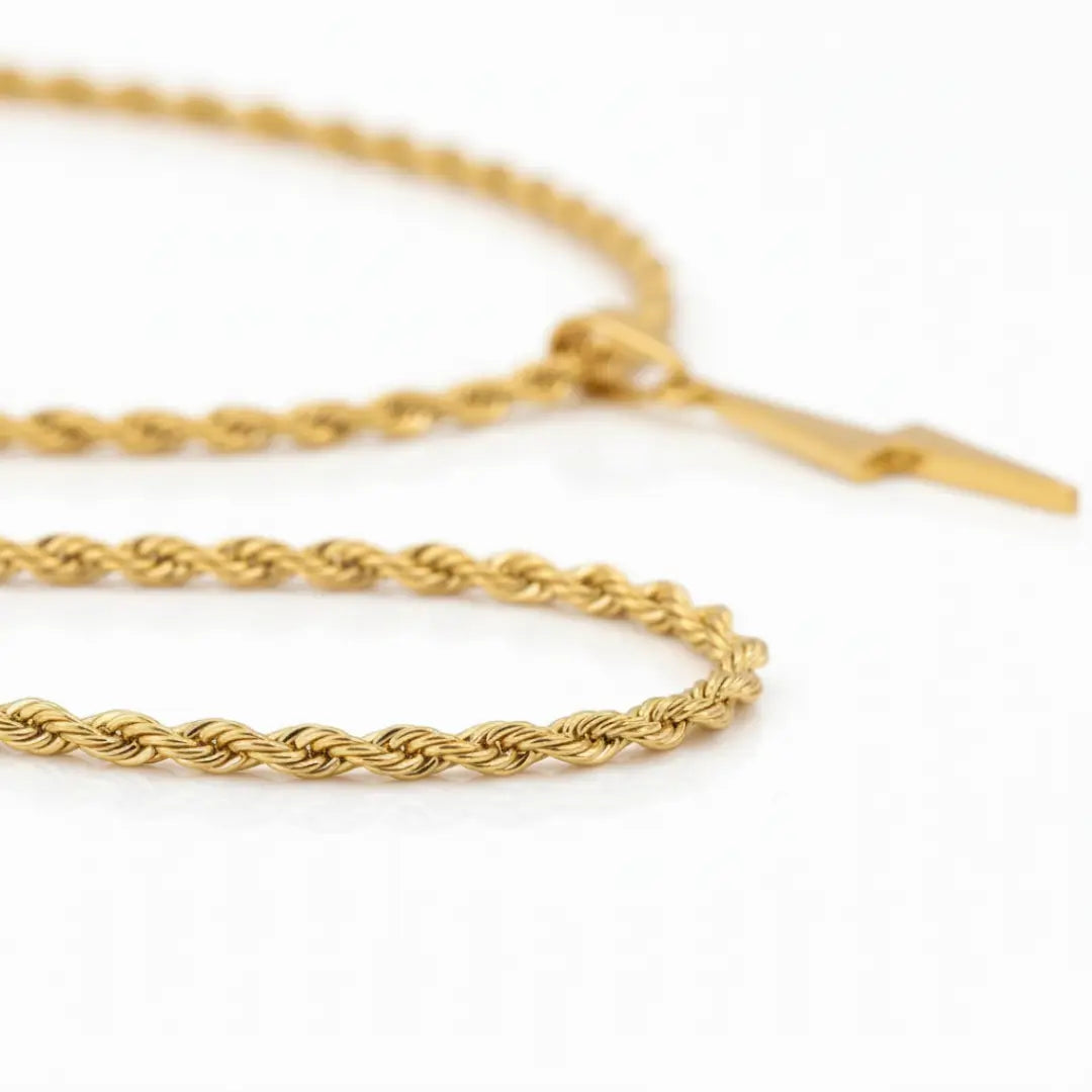 BOLT PENDANT (ROPE CHAIN)